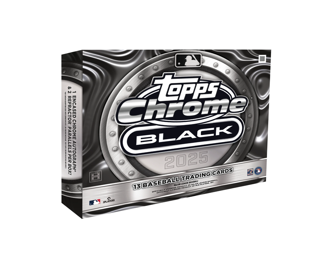 2025 Topps Chrome Black MLB Hobby Box | Northside Collectibles Inc