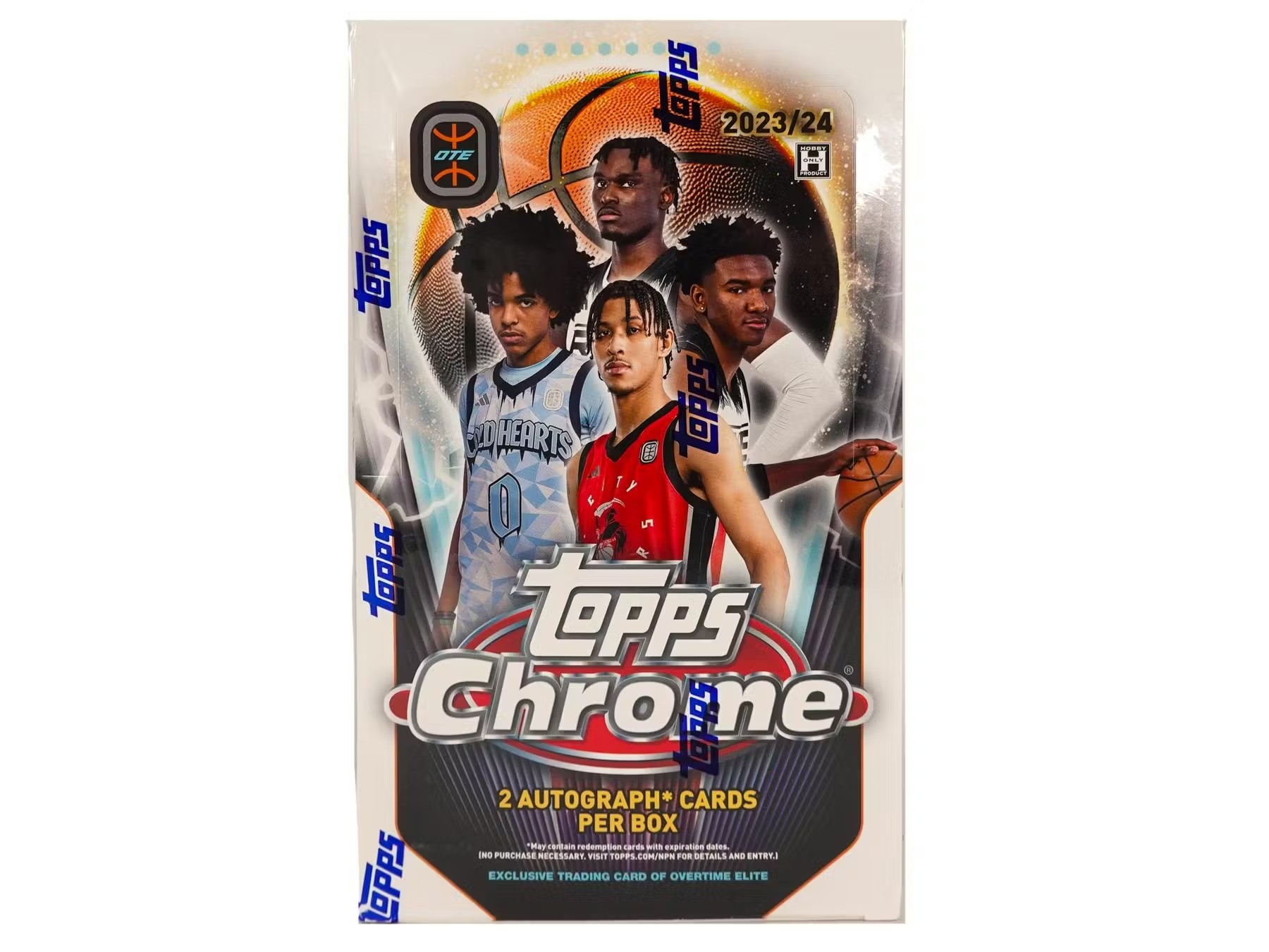 23/24 Overtime Elite Topps Chrome Basketball Hobby Box | Northside  Collectibles Inc